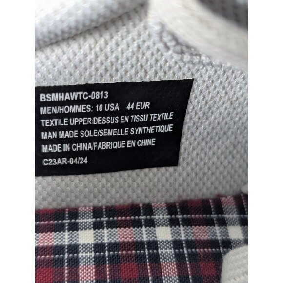 Ben Sherman Mens 10 D Hawthorn Canvas Sneakers Glacier White Beige BSMHAWTC-0813 - Picture 7 of 8